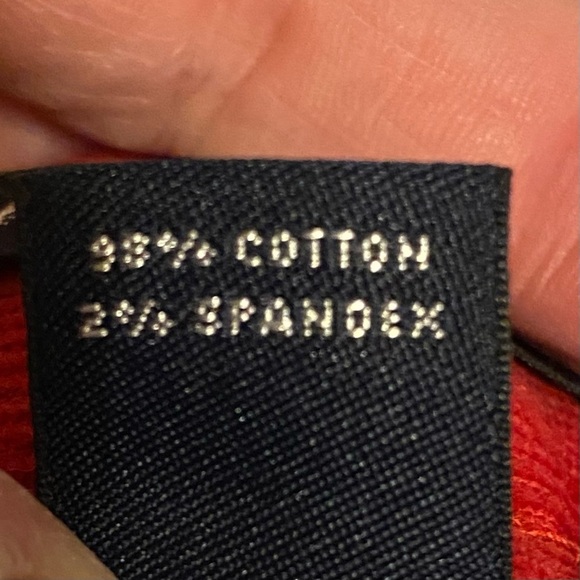 Lands’ End F1 Red Corduroy Pants #422488 Size 10 - Picture 11 of 13